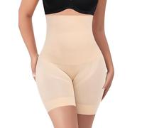 YARRCO Shapewear Guaina Contenitiva Donna Pancia Piatta Guaina Modellante Snellente Pantaloncini Mutande Contenitive Intimo Modellante (Beige-Smooth,XL)