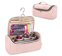 Yarwo Borsa da Viaggio Compatibile con Dyson Airwrap, Organizer Portatile per Airwrap Complete e Accessori, Beige Rosa, in Attesa di Brevetto