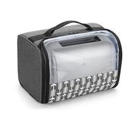 YARWO Coperchio per Tostapane a 2 fette con Fondo, Coperchio compatibile con Amazon Basics 2 fette, Tostapane Elite Gourmet, Borsa per macchina del pane piccola con finestra visibile, 29x21x20,3cm