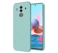 Yarxiawin Custodia per Huawei Mate 10 Pro Sottile Rosa, Setosa al Tatto per Huawei Mate 10 Pro Cover Silicone Morbido Antiurto Case Carino Anti-impronta Estetica (Ciano Chiaro)