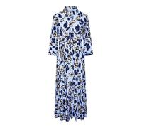 YAS Abito camicia 'YASSavanna' beige / blu / blu chiaro / nero, Taglia 38