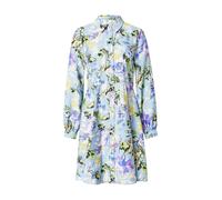 YAS Abito camicia 'YASKaya' blu chiaro / verde scuro / lavanda / bianco, Taglia 42