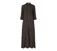 Yas Savanna Long Shirt 3/4 Sleeve Long Dress Marrone XS Donna