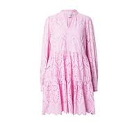 Yas Holi Long Sleeve Short Dress Rosa L Donna