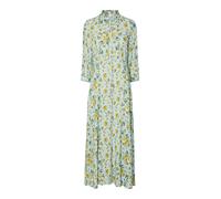 YAS - Vestito camicia lungo giallo a fiori XL