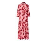 YAS - Vestito camicia lungo rosa e rosso a fiori XL
