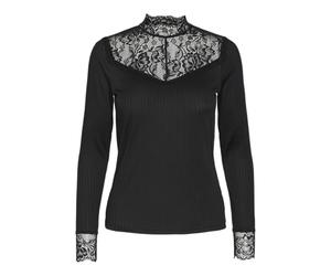 YAS Blace LS Top S. Noos Maglietta a Maniche Lunghe Donna