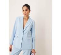YAS - Blazer oversize sartoriale azzurro cielo in coordinato-Blu 44