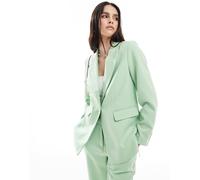 YAS - Blazer sartoriale verde chiaro in coordinato M