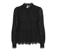 YAS Camicia a Maniche Lunghe da Donna Yasholi LS Top S. Noos, Nero, L