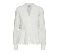 YAS Yasholi LS Top S. Noos Camicia a Maniche Lunghe, Stella Bianca, S Donna