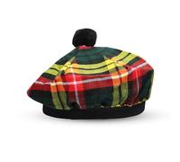 YAS Designer Cappello scozzese Tam o' Shanter Tammy Jimmy cappello piatto in molti tartan, Taglia unica