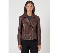YAS - Giacca biker color caffè-Marrone L