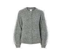 YAS Giacchetta 'YASOlly' grigio sfumato / bianco Donna YAS XS