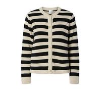 YAS Giacchetta 'YASSIroni' crema / nero Donna - Abbigliamento - Taglie comode - Pullover e cardigan - Cardigan YAS S