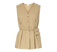 YAS Gilet 'YASFima' beige scuro Donna YAS S