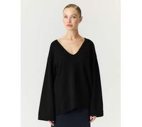 YAS - Maglione lavorato nero L