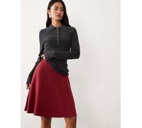 YAS - Minigonna rosso scuro in maglia L