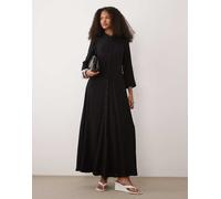 YAS - Vestito camicia lungo nero XS
