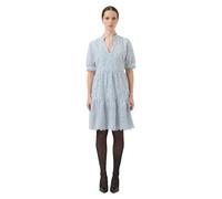Yas Holi Short Sleeve Short Dress Blu M Donna
