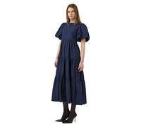 YAS Abito 'YASColea' blu scuro Donna - Abbigliamento - Taglie comode - Abiti - Abiti camicia YAS 44