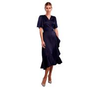Yas Vestito Midi A Maniche Corte Thea
