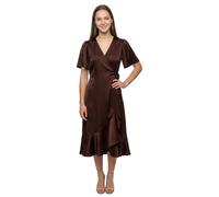 Yas Vestito Midi A Maniche Corte Thea