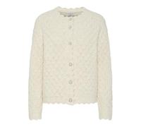 YAS Yasbubble LS Knit Cardigan S. Noos Maglione, Betulla, L Donna