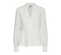 YAS Yasholi LS Top S. Noos Camicia a Maniche Lunghe, Stella Bianca, S Donna