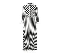 Yas Yassavanna - Maglietta Lunga da Donna, Taglia S. Noos, Nero/a Strisce: Strisce Bianche, L