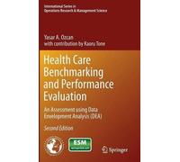 Yasar A. Ozcan Health Care Benchmarking and Performance Evalu (Copertina rigida)
