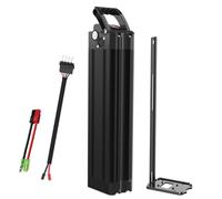 YASCO 48V 13Ah Ebike batteria al litio rimovibile con caricatore, kit di conversione della batteria della bici elettrica di grande capacità con protezione 30A BMS (0-1000W)