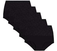 YaShaer - Mutandine da Donna a Vita Alta, in Cotone, per Controllo della Pancia, con Sezione a C, morbide, Elasticizzate, Confezione da 5, Taglia L