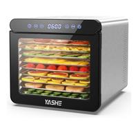 YASHE Essiccatore Alimentare, Disidratatore da 800W con Display a LED, Temperatu
