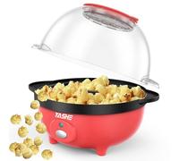 YASHE Macchina per popcorn, 650W Elettrica Macchina Popcorn, Macchina Pop Corn Capacità di 3L con Rivestimento Antiaderente, sana e con meno olio per le feste Cinematografiche