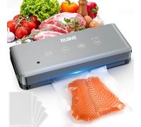 YASHE Macchina Sottovuoto Alimenti con Modalità Secco e Umido, Macchina Sottovuoto Multifunzione 5 in 1 Sigillatrice per Cottura Sous Vide e Conservare Carne, Pesce, Frutta e Verdura