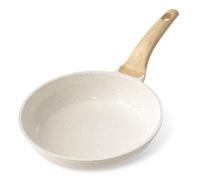 YASHE Padella Antiaderente da 20 cm, Padella con Rivestimento in Granito per Uova, Pancake e Bacon, Compatibile con Induzione, Facile da Pulire, Senza PFOA con Manico Resistenti al Calore