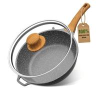 YASHE Padella sauté antiaderente 30 cm, atossica, senza PTFE e PFAS