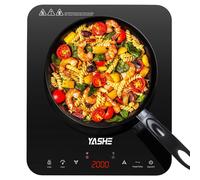 YASHE Piastra a induzione portatile singola 2000W 10 livelli di potenza e