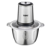 YASHE Tritatutto Elettrico 500W, Robot da Cucina con Ciotola in Acciaio Inox da