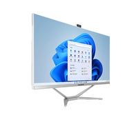 YASHI AY32417 Pioneer S AIO, 23,8 ", Intel® Core i3-10105, RAM 8 GB, 256 GB SSD, Bianco / Argento, Windows 11 Pro