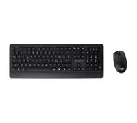 MY537 Yashi Professional Multimedia Soft Keyboard & Mouse Wireless KIT Black -