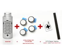 YASHICA ELECTRO 35 GT,GSN,GTN,G,GL,MG1, AX: ADATTATORE + 4 BATTERIE 1,4V + KIT