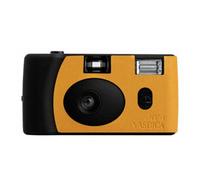 YASHICA MF-1 - Fotocamera Snapshot Art (nero/arancione)