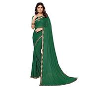 Yashika Sari da Donna, Verde scuro, taglia unica