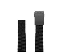 YASHUNJIA Cinturino in gomma per orologi Breitling da 22 mm e 24 mm, per Avenger Navitimer World, cinturino in gomma impermeabile morbido nero Diver PRO con fibbia (308s, 22 mm)