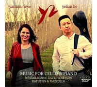 Yasmin Rowe Y2: Music for Cello & Piano (CD) Album