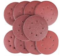 yasoe Cuscinetti Per Dischi Abrasivi 80PCS, 40 60 80 100 120 150 180 240 320 400 Grana Carta Abrasiva A 8 Fori A 8 Fori Assortita Per Levigatrice Orbitale Casuale
