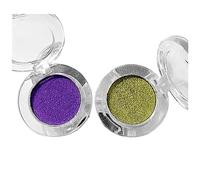 yasoe Ombretto Ottico da 2 Pezzi Palette di Ombretti Metallizzati Policromi Altamente Pigmentati Cosmetici per il Trucco con Glitter per Gli Occhi
