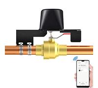 Yasorn Smart WiFi Water Valve Gas Shut Off Controller Automatico Remote Control Bluetooth Wireless Smart Sprinkler Controllers Works with Alexa and Google Assistant
